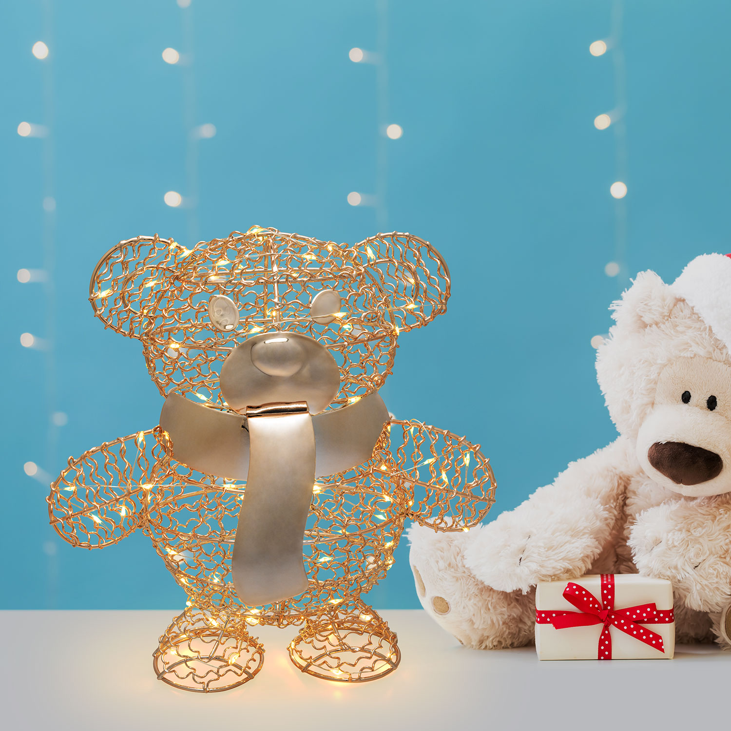 Orsetto Teddy Bear, h. 27 cm, led bianco caldo 9 Orsetto Teddy Bear, h. 27 cm, led bianco caldo 9