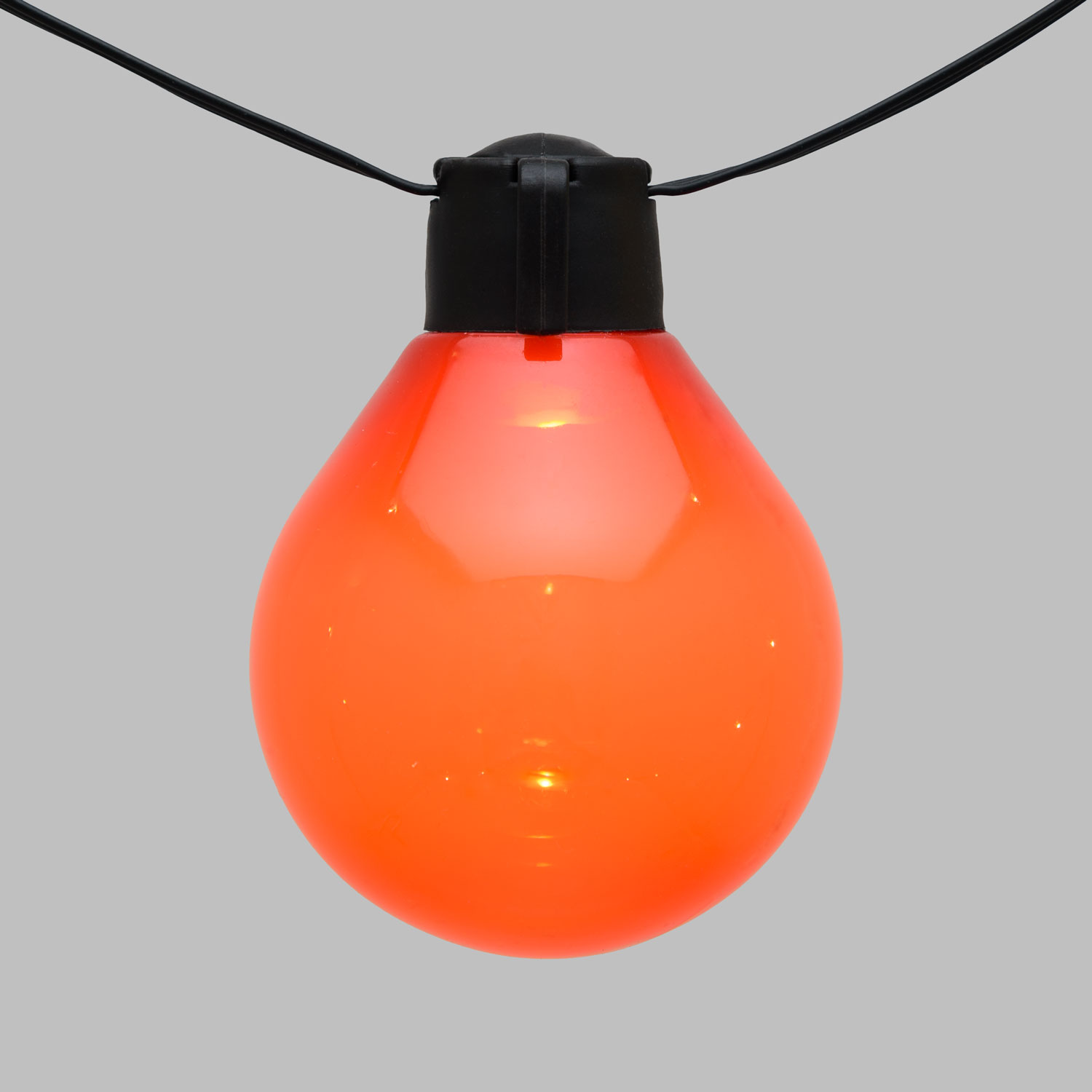 Guirnalda 10 m con cable iluminado, 25 bombillas multicolor, led blanco cálido, cable negro 3 Guirnalda 10 m con cable iluminado, 25 bombillas multicolor, led blanco cálido, cable negro 3