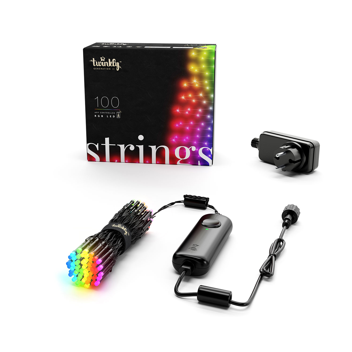 Guirlande Twinkly RGB de 8 mètres, 100 led 1 Guirlande Twinkly RGB de 8 mètres, 100 led 1