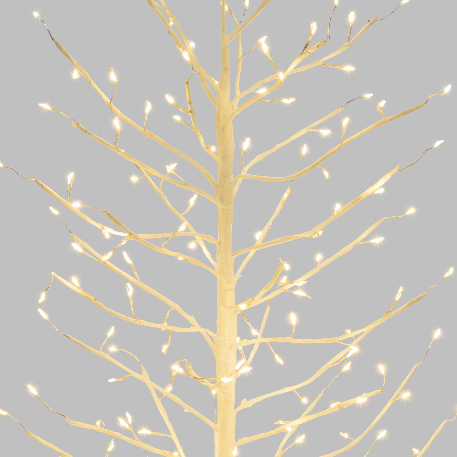 Lindenzweig-Baum weiß, Höhe 0,6 m, 160 warmweiße Mikro-LEDs, Innenbereich 4 Lindenzweig-Baum weiß, Höhe 0,6 m, 160 warmweiße Mikro-LEDs, Innenbereich 4