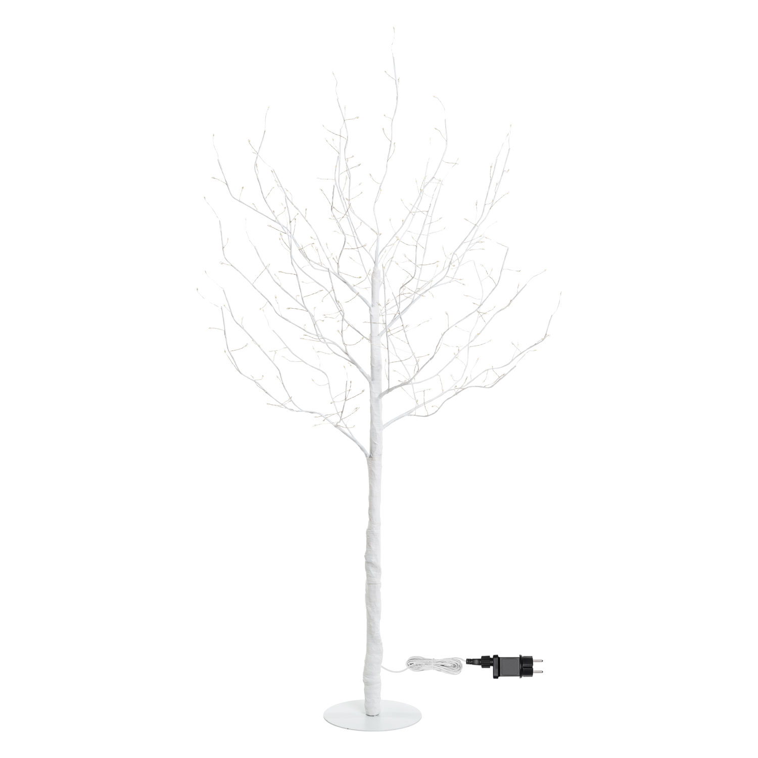 Albero Ramo luminoso Leccio bianco 1,2 m, 336 microled bianco caldo, uso interno 5 Albero Ramo luminoso Leccio bianco 1,2 m, 336 microled bianco caldo, uso interno 5