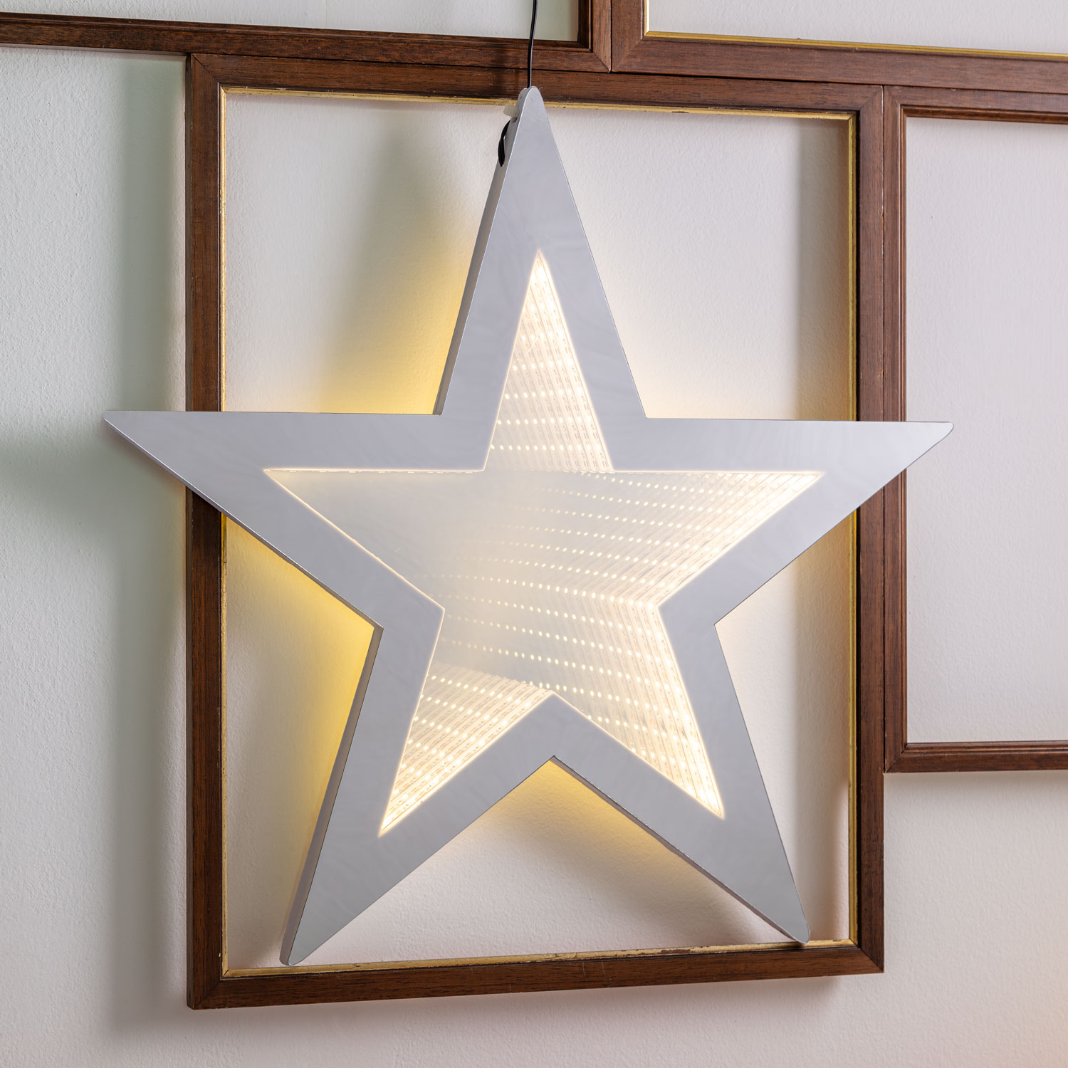 Stella Infinity Mirror 50 cm, led bianco caldo 1 Stella Infinity Mirror 50 cm, led bianco caldo 1