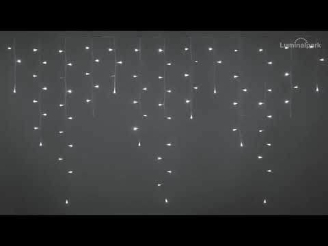 Stalattite 5,04 x h 96 cm, 270 MiniLED bianco freddo, cavo bianco 2 Stalattite 5,04 x h 96 cm, 270 MiniLED bianco freddo, cavo bianco 2