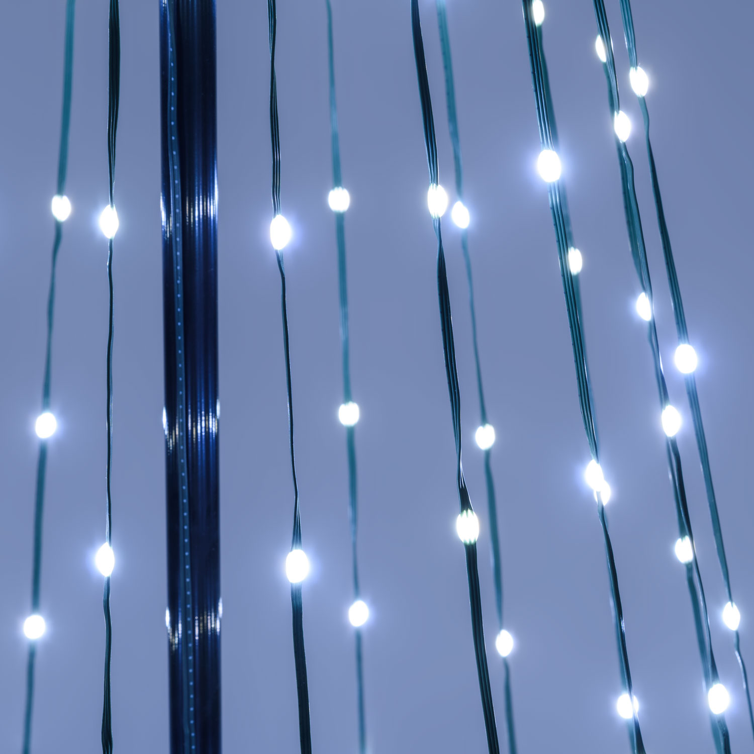 Faltbarer Kegelbaum, h. 240 cm, Pixel LEDs kalt- und warmweiß, grünes Kabel 7 Faltbarer Kegelbaum, h. 240 cm, Pixel LEDs kalt- und warmweiß, grünes Kabel 7