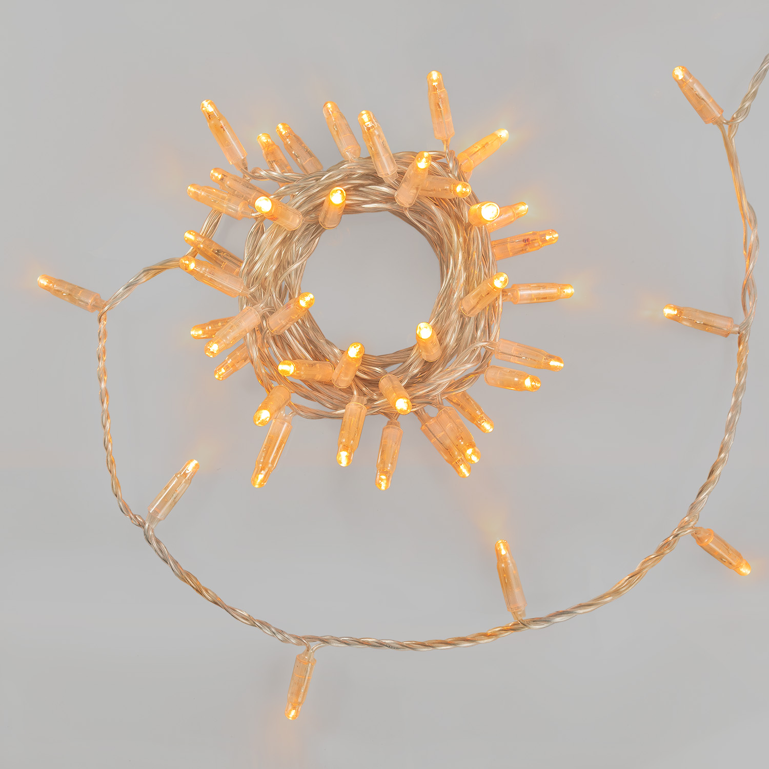 Lichterkette Connect ProLine 36V, 5 m, 50 Maxiled warmweiß, transparentes Kabel, erweiterbar Lichterkette Connect ProLine 36V, 5 m, 50 Maxiled warmweiß, transparentes Kabel, erweiterbar
