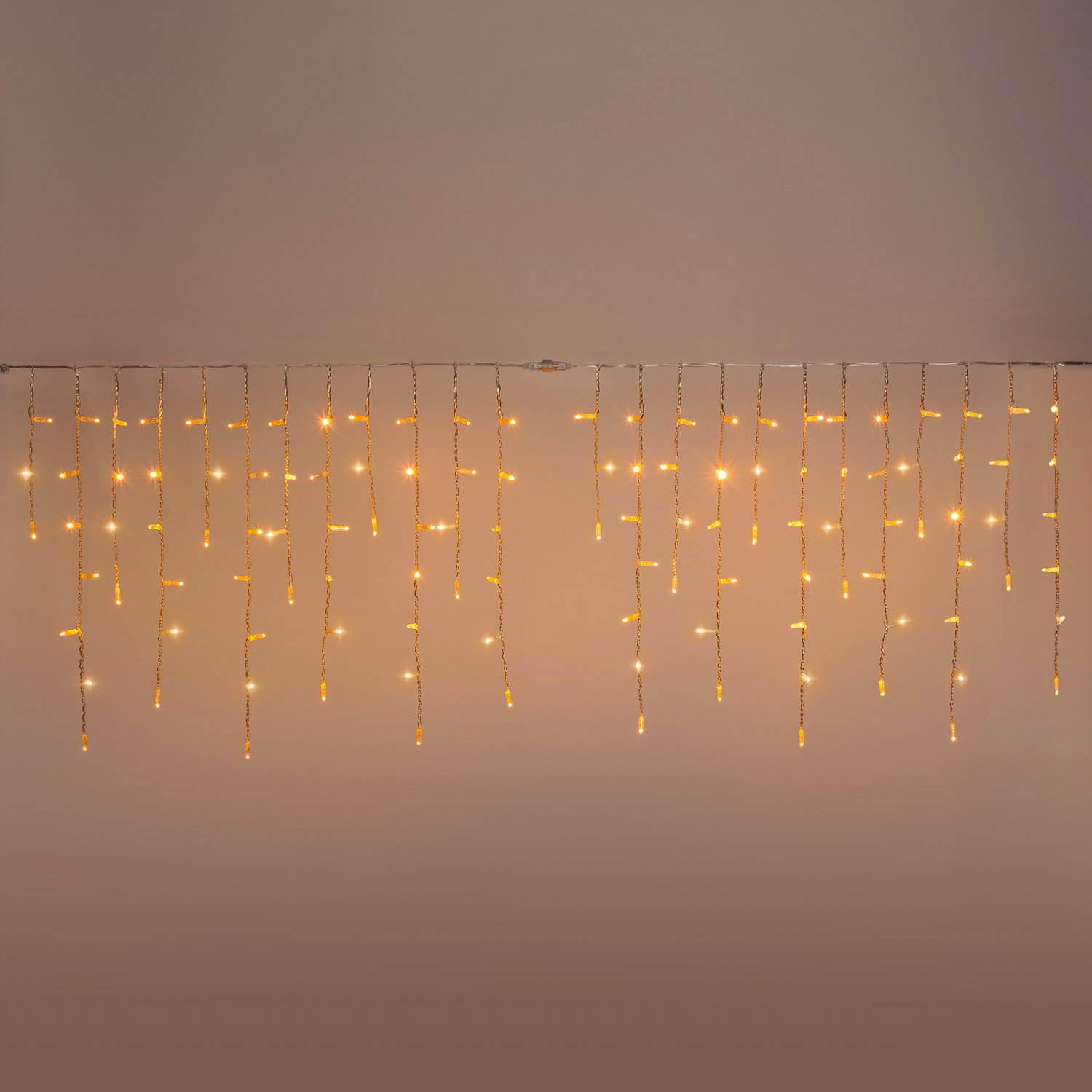 Eisregenlichter Connect ProLine 36V Dual Color Flashing, 2 x H 0,8 m, 80 Maxiled warmweiß, transparentes Kabel 3