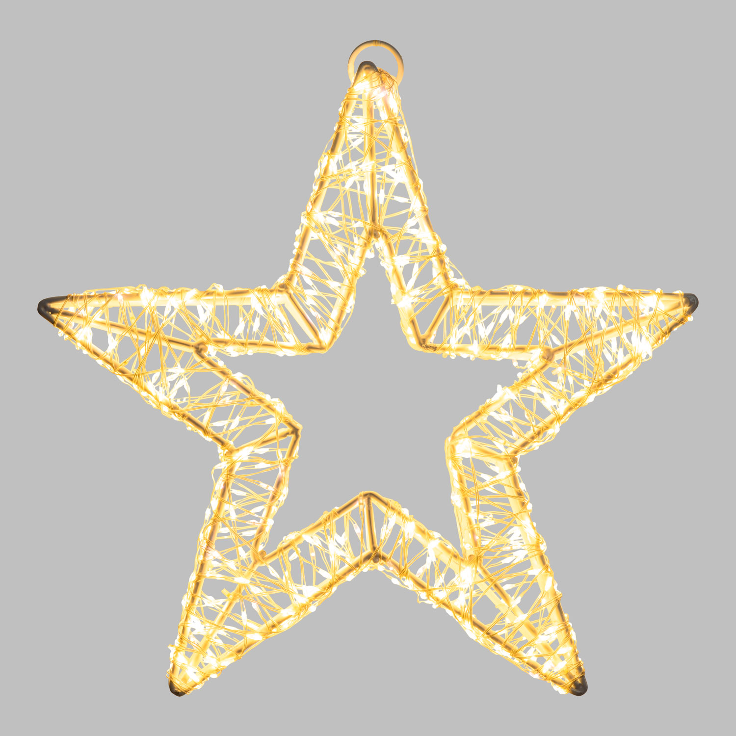 Weißer 3D-Stern Ø 35 cm, 800 Micro-LEDs warmweiß und kaltweiß, für den Innenbereich geeignet 7 Weißer 3D-Stern Ø 35 cm, 800 Micro-LEDs warmweiß und kaltweiß, für den Innenbereich geeignet 7