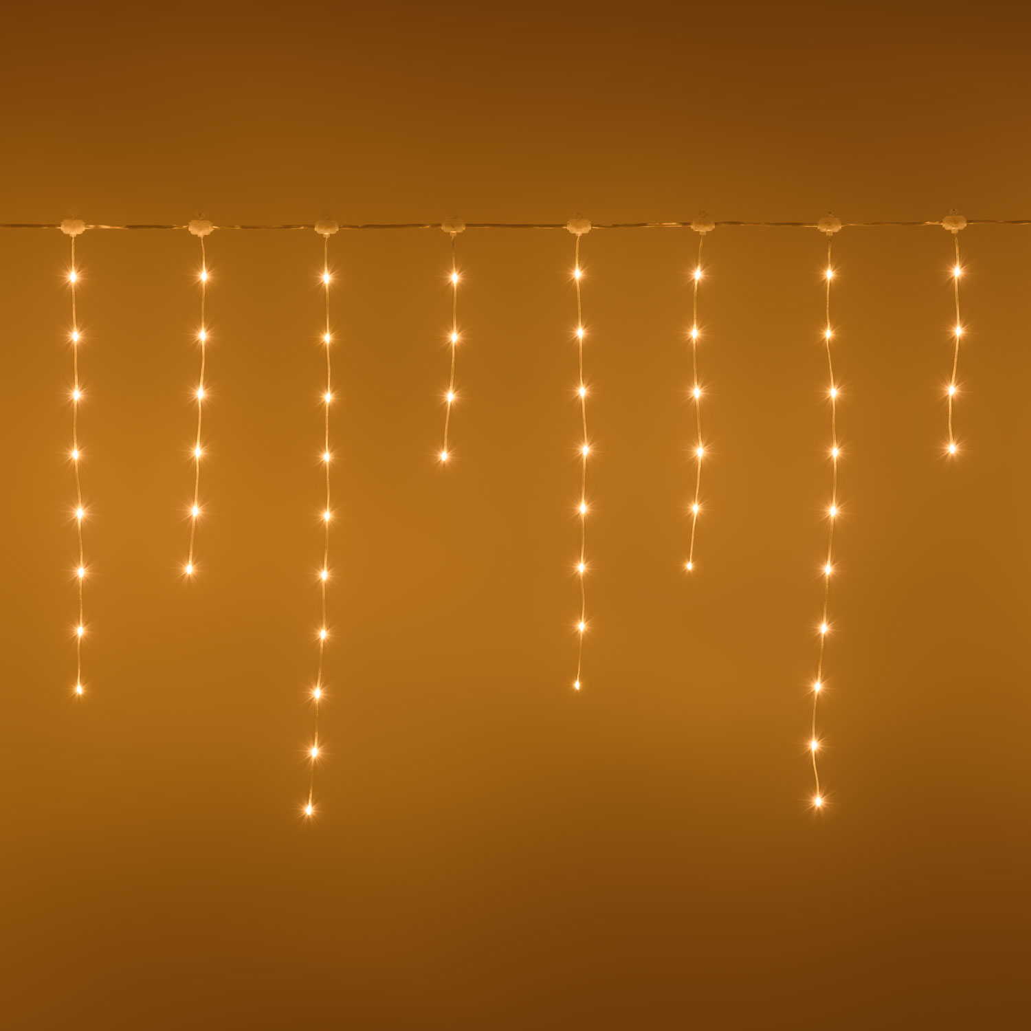 Stalactite h 0,75 m, gouttes de lumière led blanc chaud traditionnel Stalactite h 0,75 m, gouttes de lumière led blanc chaud traditionnel