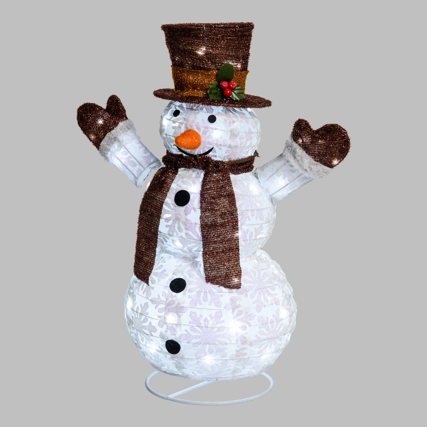 Faltbarer Schneemann, h. 60 cm, aus Kunststoff 5 Faltbarer Schneemann, h. 60 cm, aus Kunststoff 5