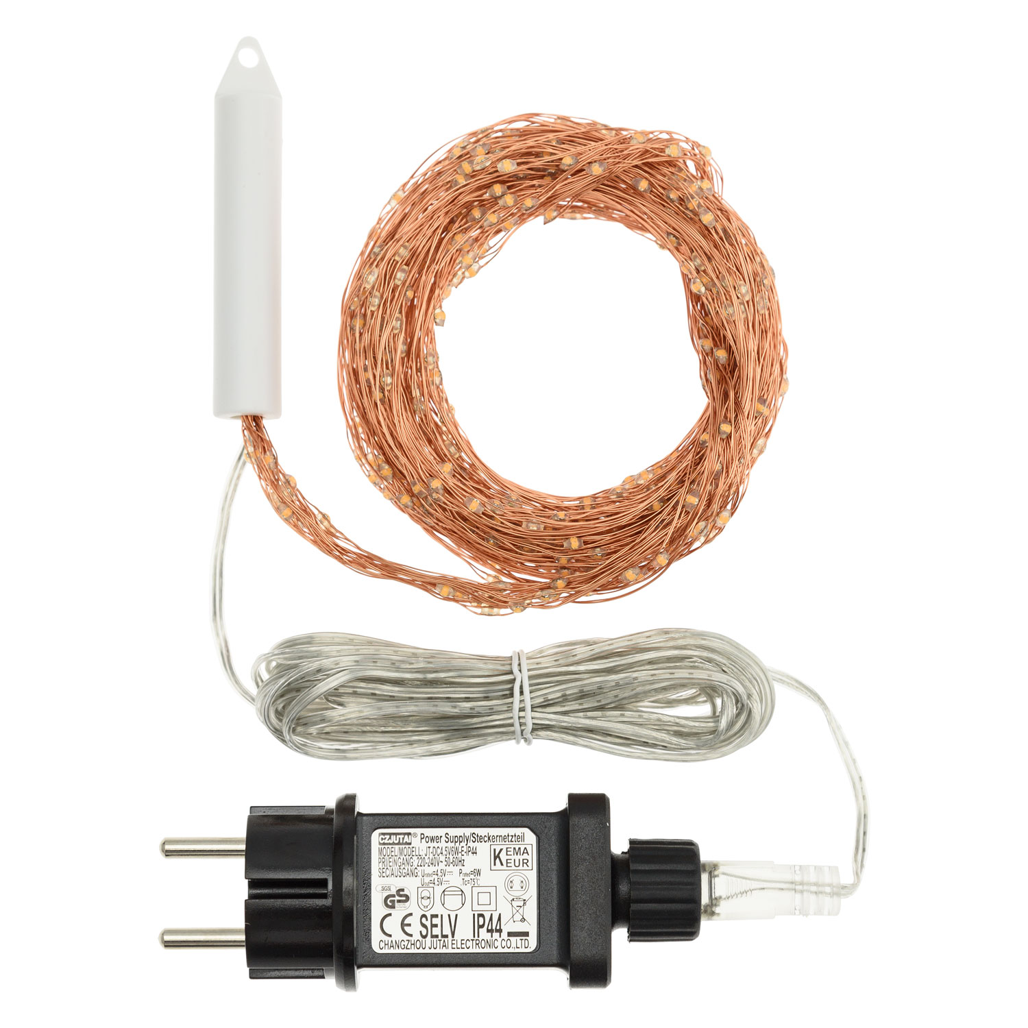 Lichterbündel 2 m, 600 MicroLEDs extra warmweiß 4 Lichterbündel 2 m, 600 MicroLEDs extra warmweiß 4