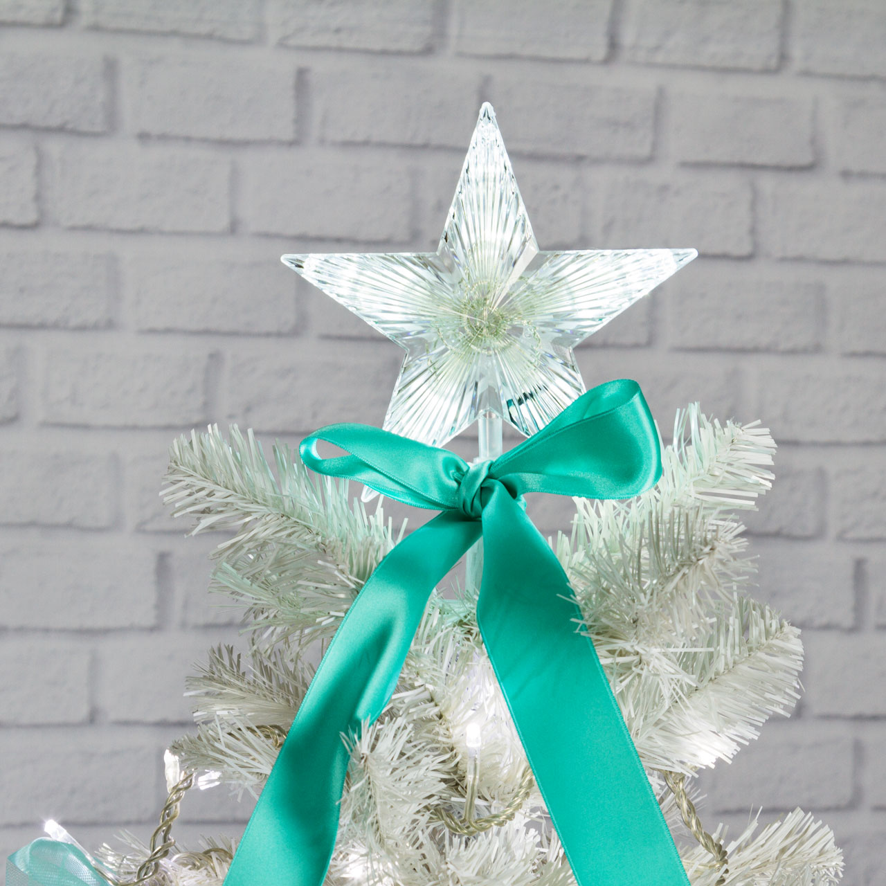 Cimier pour sapin, h. 21 cm, led blanc froid 1 Cimier pour sapin, h. 21 cm, led blanc froid 1