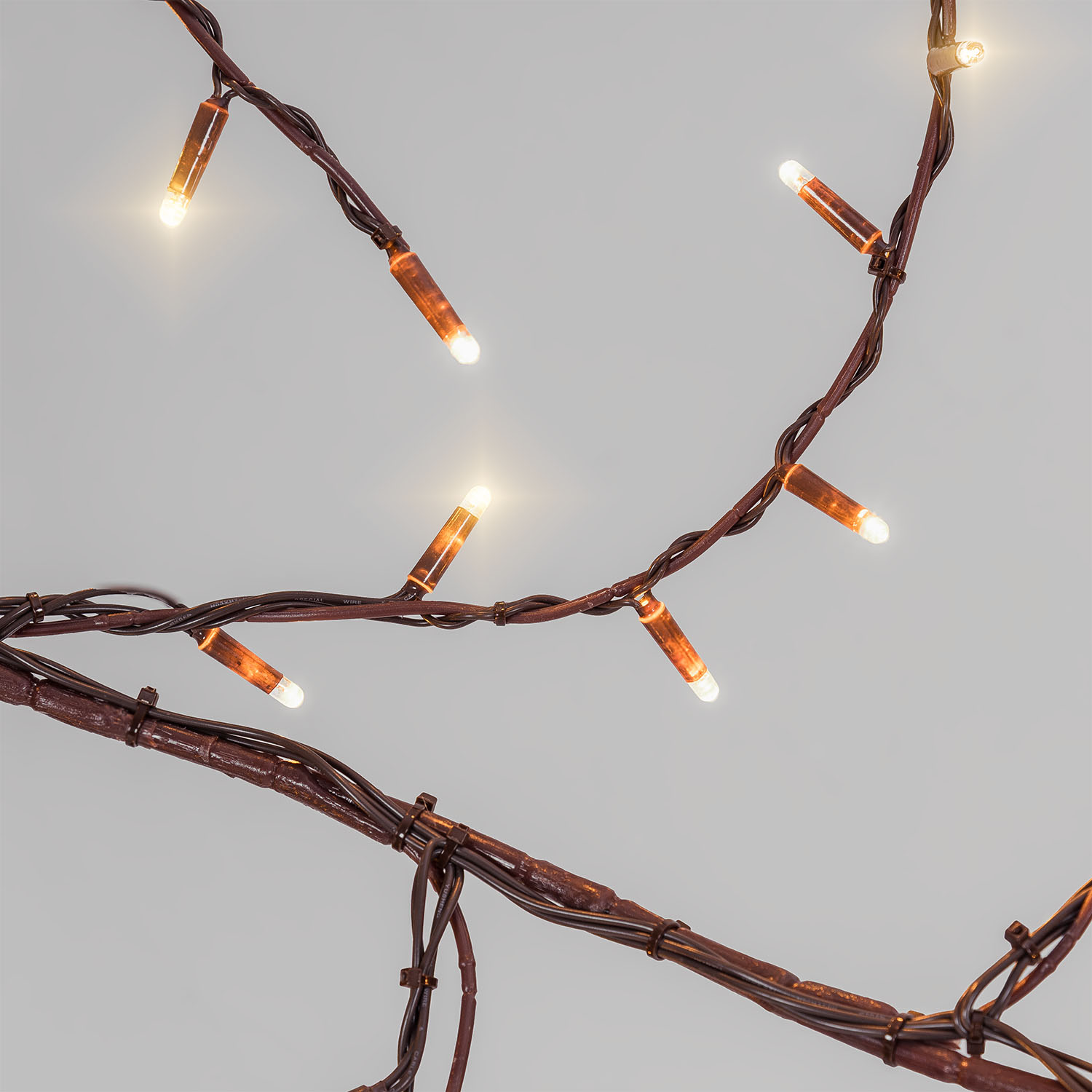 Brown Branch 2 m, 105 Warm White MaxiLEDs, extendable 3