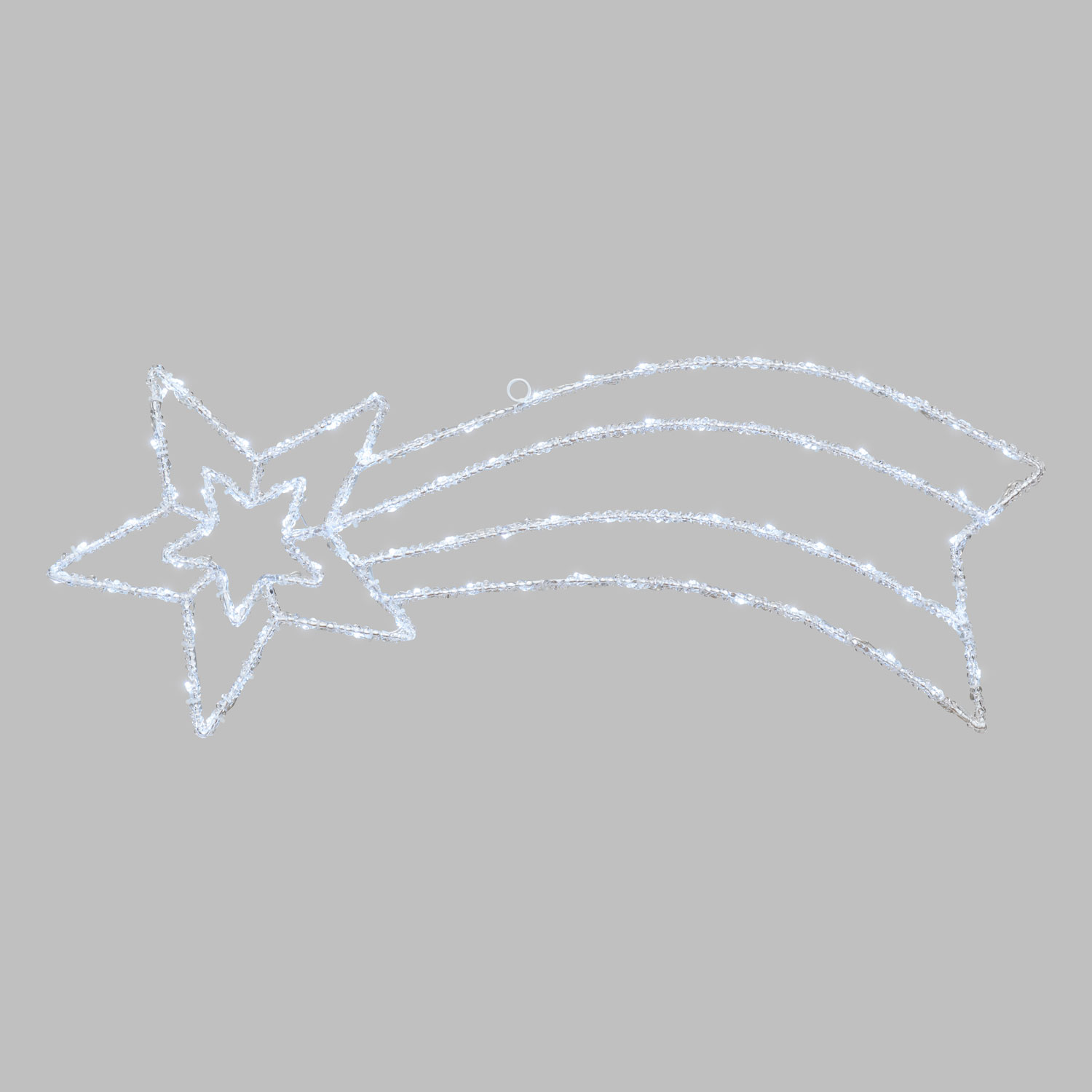 Étoile filante effet glaçé à piles 95 x h 37 cm, 90 led blanc froid 5 Étoile filante effet glaçé à piles 95 x h 37 cm, 90 led blanc froid 5