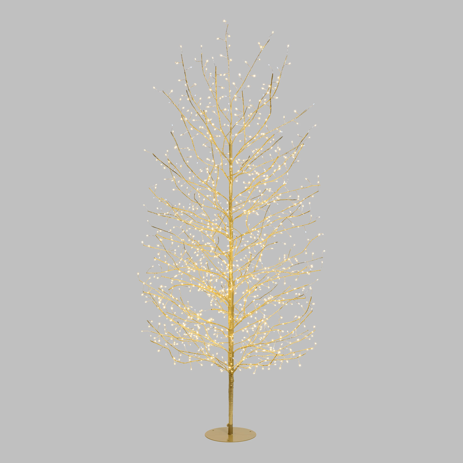 Albero luminoso Tiglio champagne 2 m, 1120 microled bianco caldo e bianco freddo, uso interno 6 Albero luminoso Tiglio champagne 2 m, 1120 microled bianco caldo e bianco freddo, uso interno 6