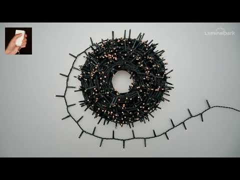 MiniCluster Lichterkette 30,5 m, 1000 MiniLEDs warmweiß und extra warmweiß 2 MiniCluster Lichterkette 30,5 m, 1000 MiniLEDs warmweiß und extra warmweiß 2