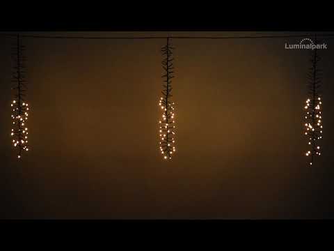 Tenda 6 luci a cascata, 480 miniled bianco caldo 2 Tenda 6 luci a cascata, 480 miniled bianco caldo 2