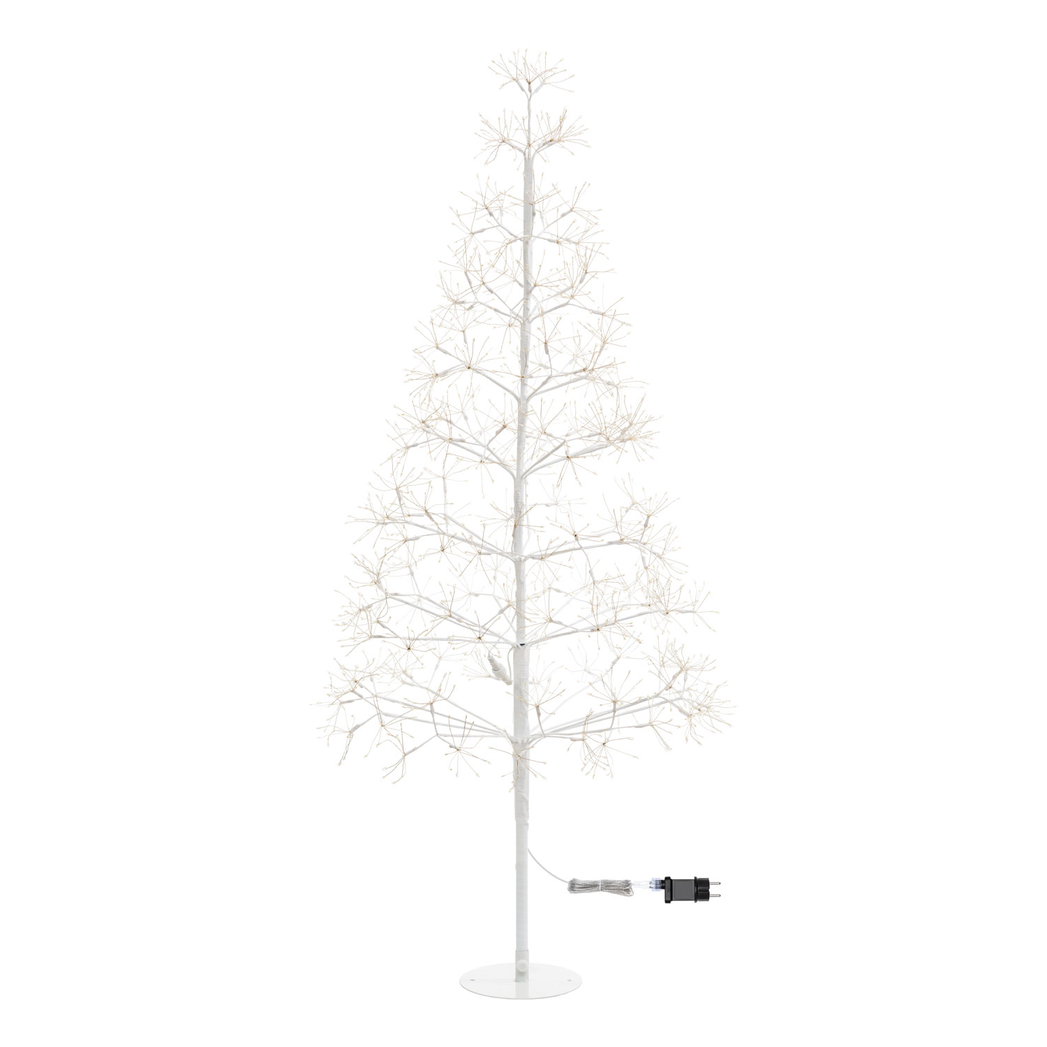 White RICCO Tree, h 1,5 m, 1500 Warm White MicroLEDs, Indoor Use 6 White RICCO Tree, h 1,5 m, 1500 Warm White MicroLEDs, Indoor Use 6