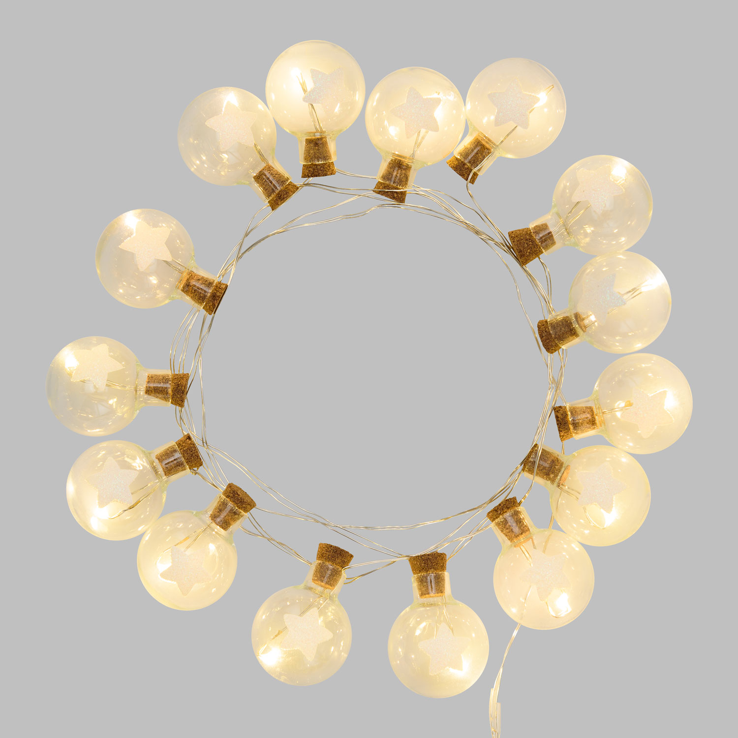 Guirnalda Led con bombillas estrellas 1,5m 5 Guirnalda Led con bombillas estrellas 1,5m 5