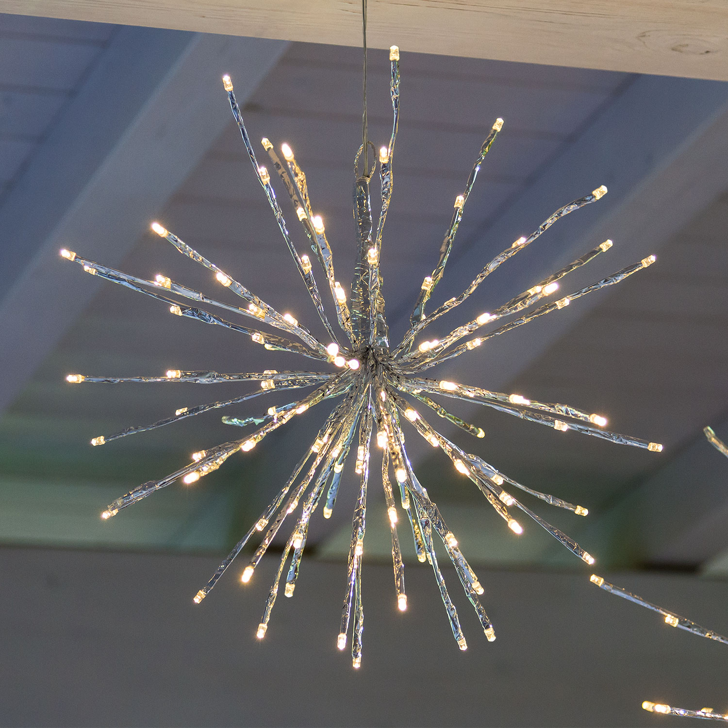 40cm Silver Twigball Branch Lights, 120 Warm White LEDs 8 40cm Silver Twigball Branch Lights, 120 Warm White LEDs 8