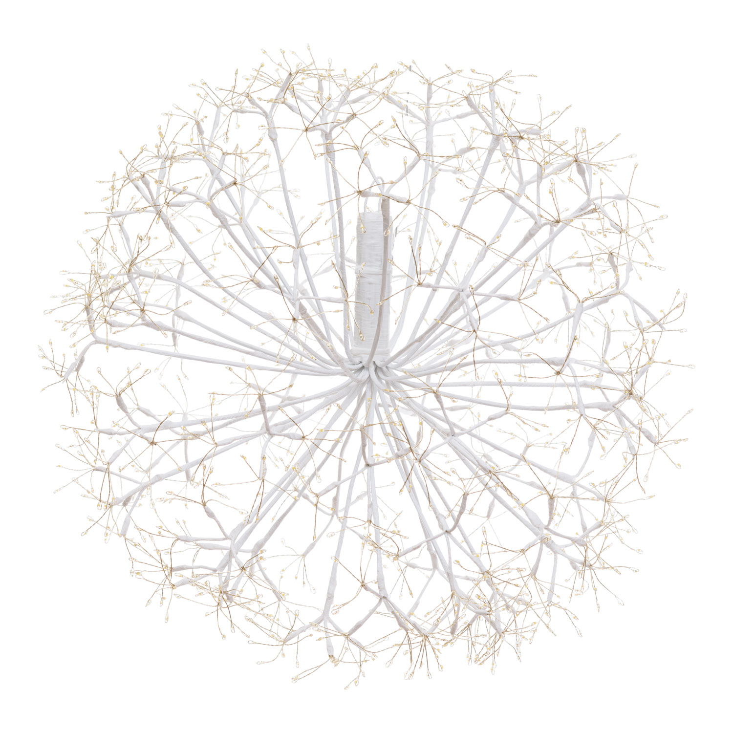 Sphère RICCO avec branches blanches, Ø 60 cm, 1200 microled blanc chaud, intérieur 7 Sphère RICCO avec branches blanches, Ø 60 cm, 1200 microled blanc chaud, intérieur 7