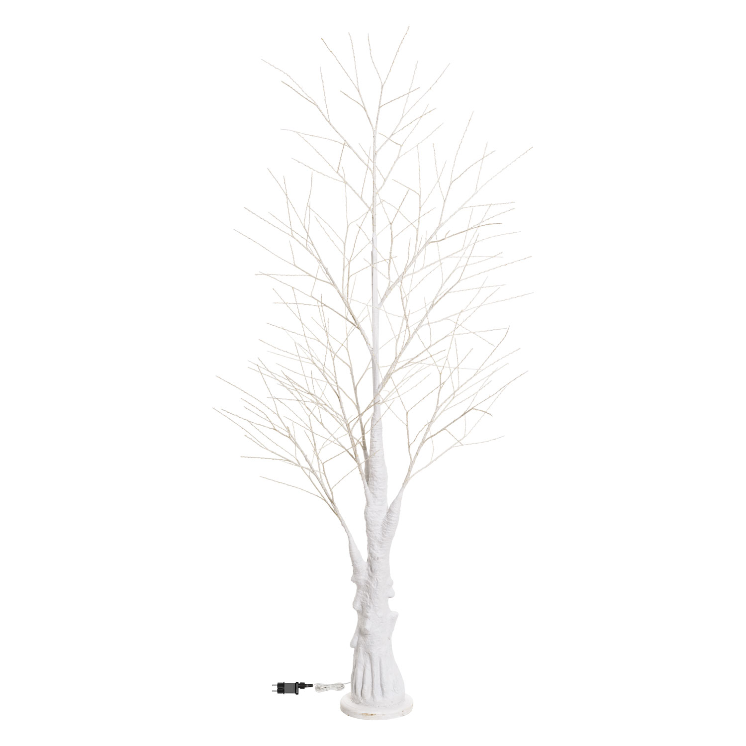 Arbre marron avec tronc et base ronde, h 2,40 m, 1200 microled blanc chaud 4 Arbre marron avec tronc et base ronde, h 2,40 m, 1200 microled blanc chaud 4