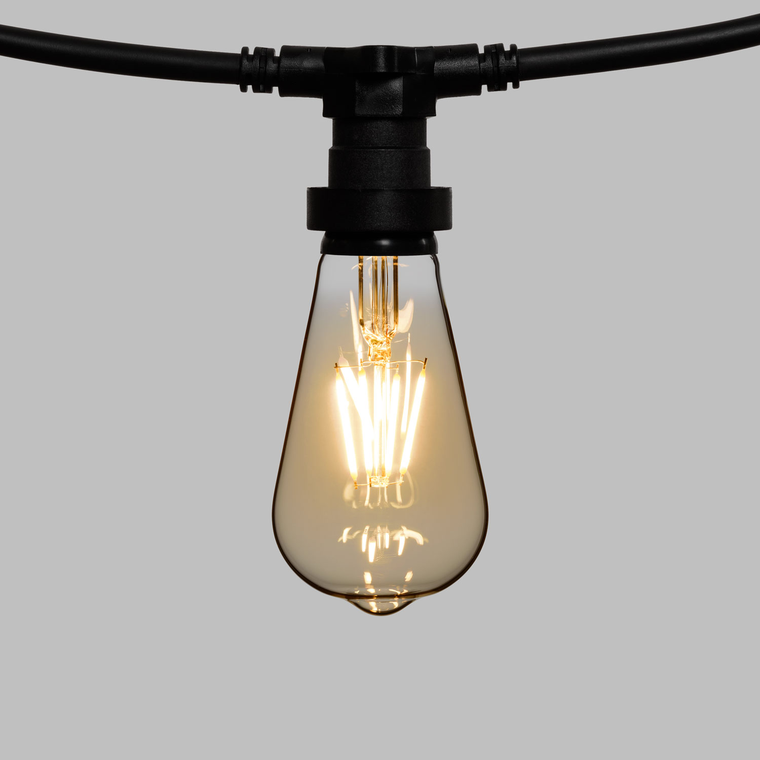 Guirnalda 5m con bombillas led de 4W Edison Ø 64mm 4 Guirnalda 5m con bombillas led de 4W Edison Ø 64mm 4