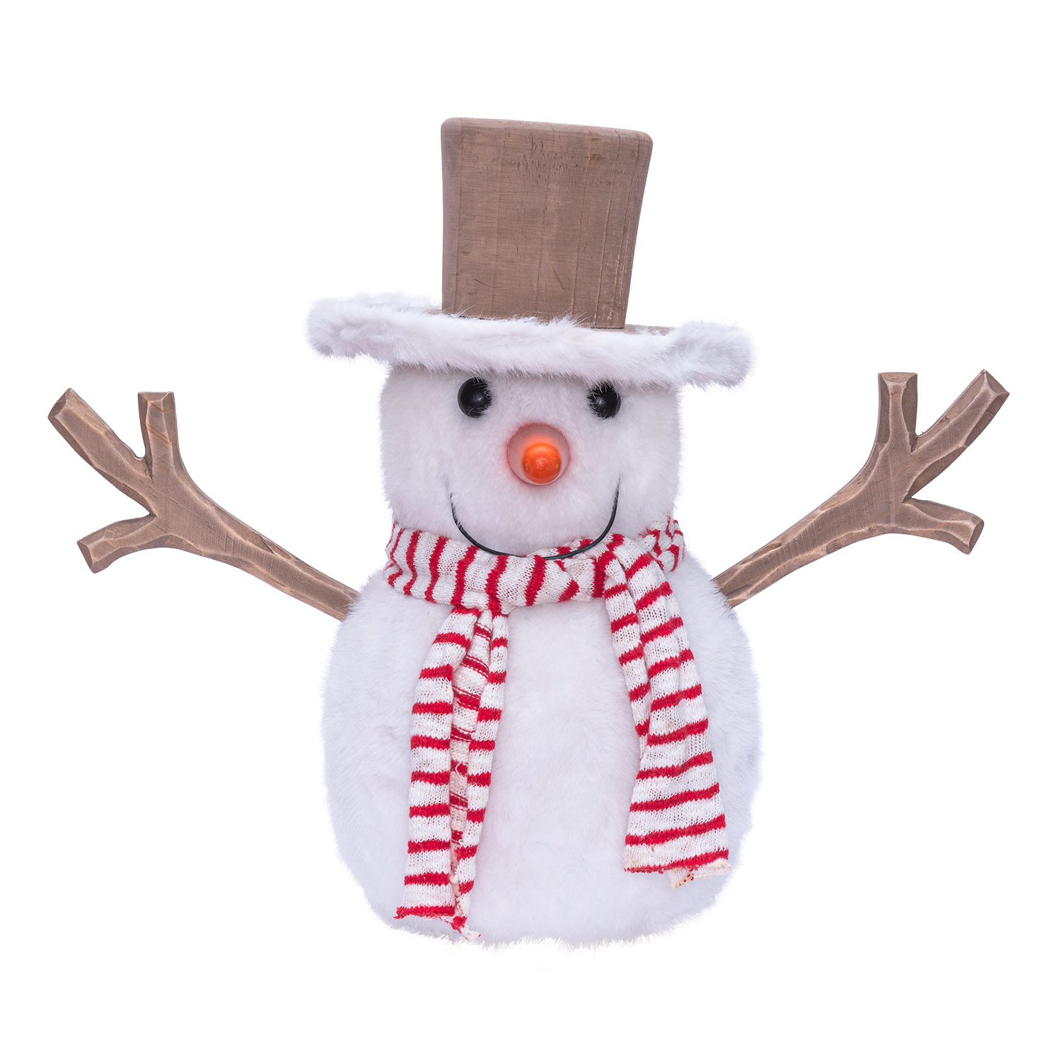 SnowPazzo luminoso 3D in legno, h 40 cm, Dual Color MicroLED bianco caldo e bianco freddo, uso interno 2