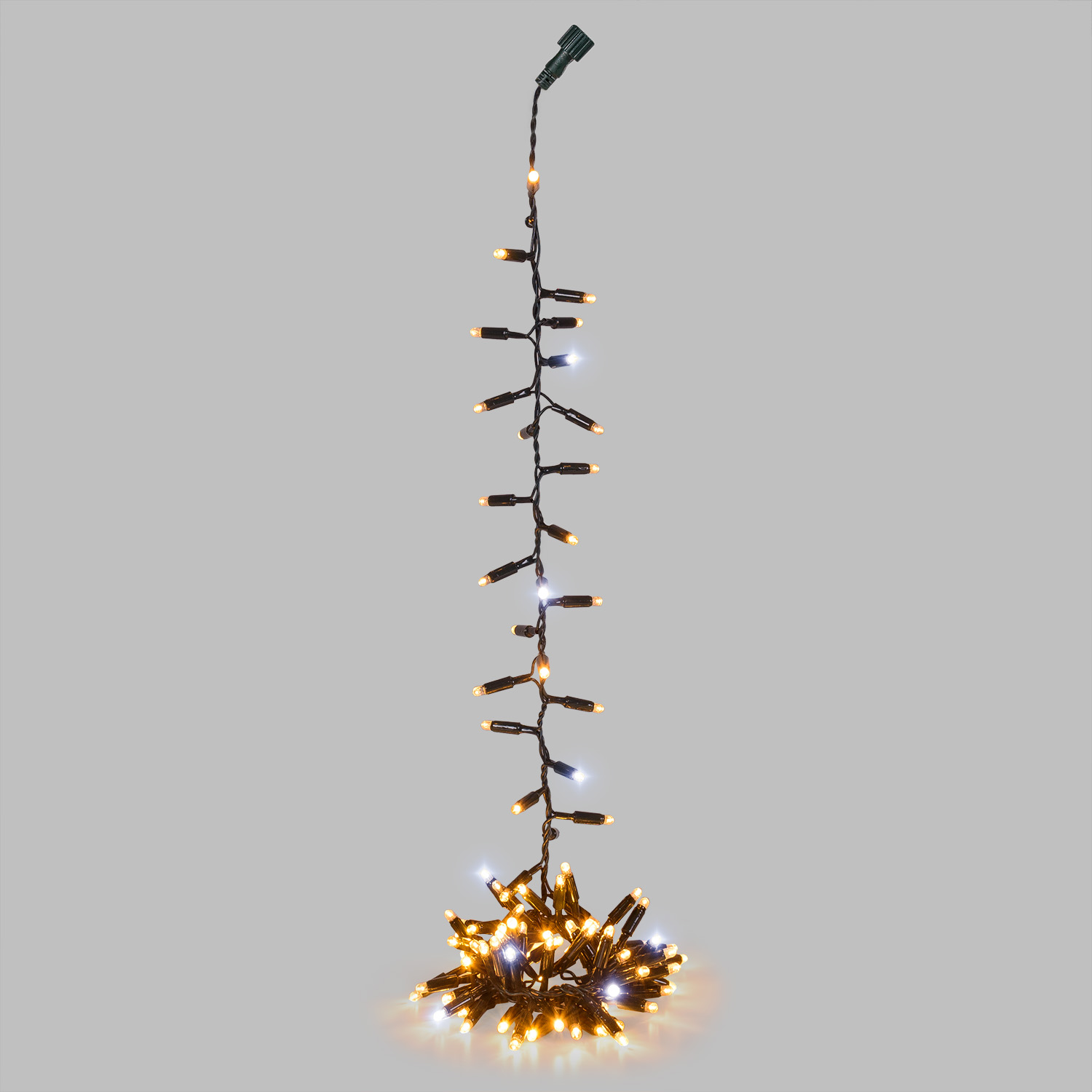 Festón Colgante Connect ProLine 36V Dual Color Flashing, 2 m, 100 maxiled blanco cálido, cable verde