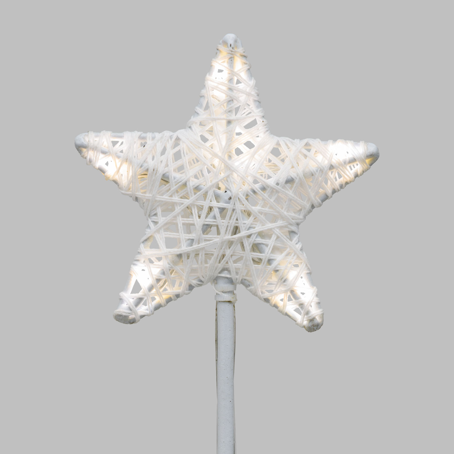 Lot de 6 Étoiles 3D Ø 10 cm avec piquet, 36 aux deux couleurs LED blanc chaud et froid 16 Lot de 6 Étoiles 3D Ø 10 cm avec piquet, 36 aux deux couleurs LED blanc chaud et froid 16