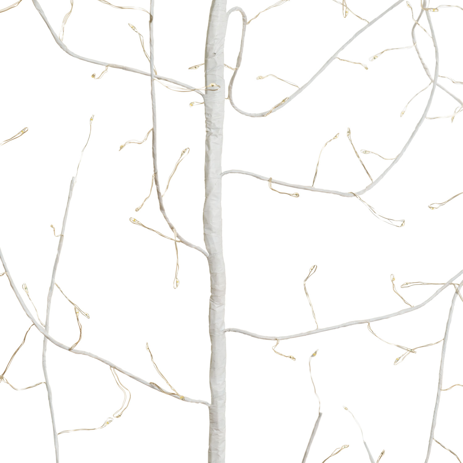 Branche Tilleul blanc 3 m, 504 microled blanc chaud, câble métal argenté, intérieur 7 Branche Tilleul blanc 3 m, 504 microled blanc chaud, câble métal argenté, intérieur 7