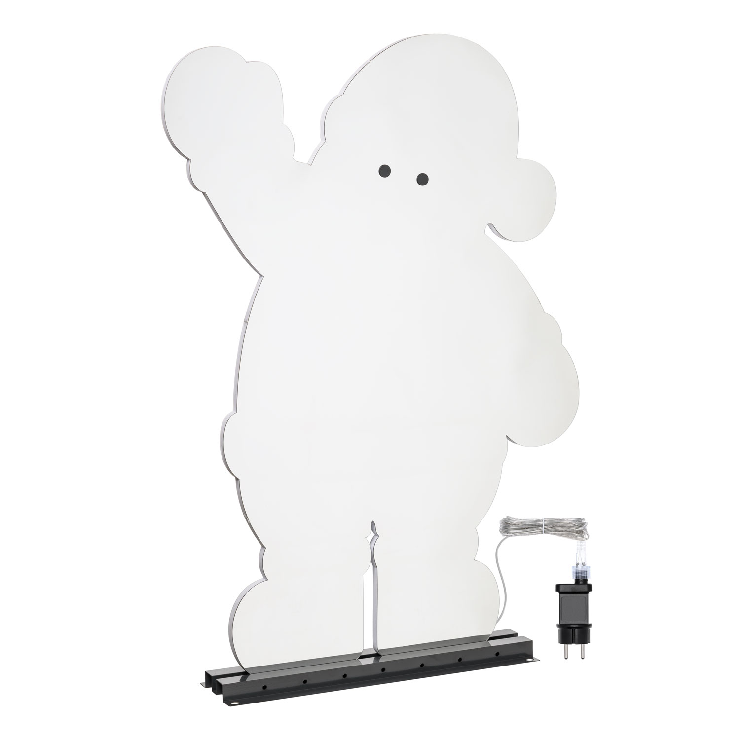 LED-Weihnachtsmann Infinity Mirror beidseitig, h 74 cm, multicolor LEDs 5 LED-Weihnachtsmann Infinity Mirror beidseitig, h 74 cm, multicolor LEDs 5