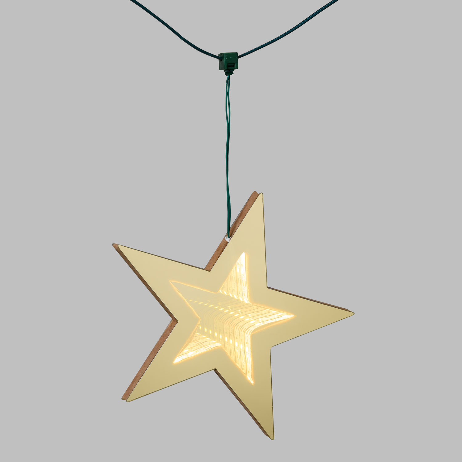 Catena decorata 11 stelle luminose, led bianco extra caldo   2 Catena decorata 11 stelle luminose, led bianco extra caldo   2