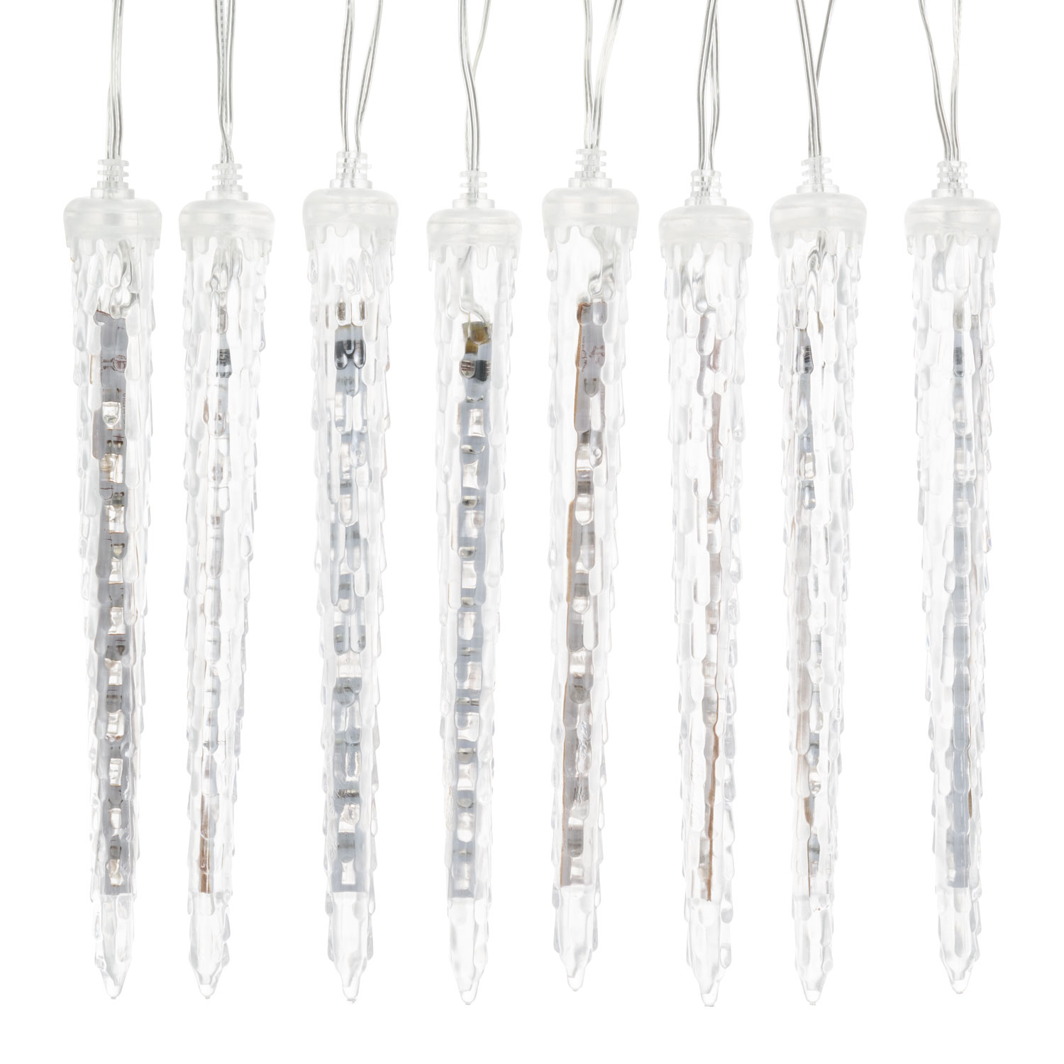 Guirlande 2,4 m, 8 Glaçons h. 22 cm, 80 LED blanc froid 5 Guirlande 2,4 m, 8 Glaçons h. 22 cm, 80 LED blanc froid 5