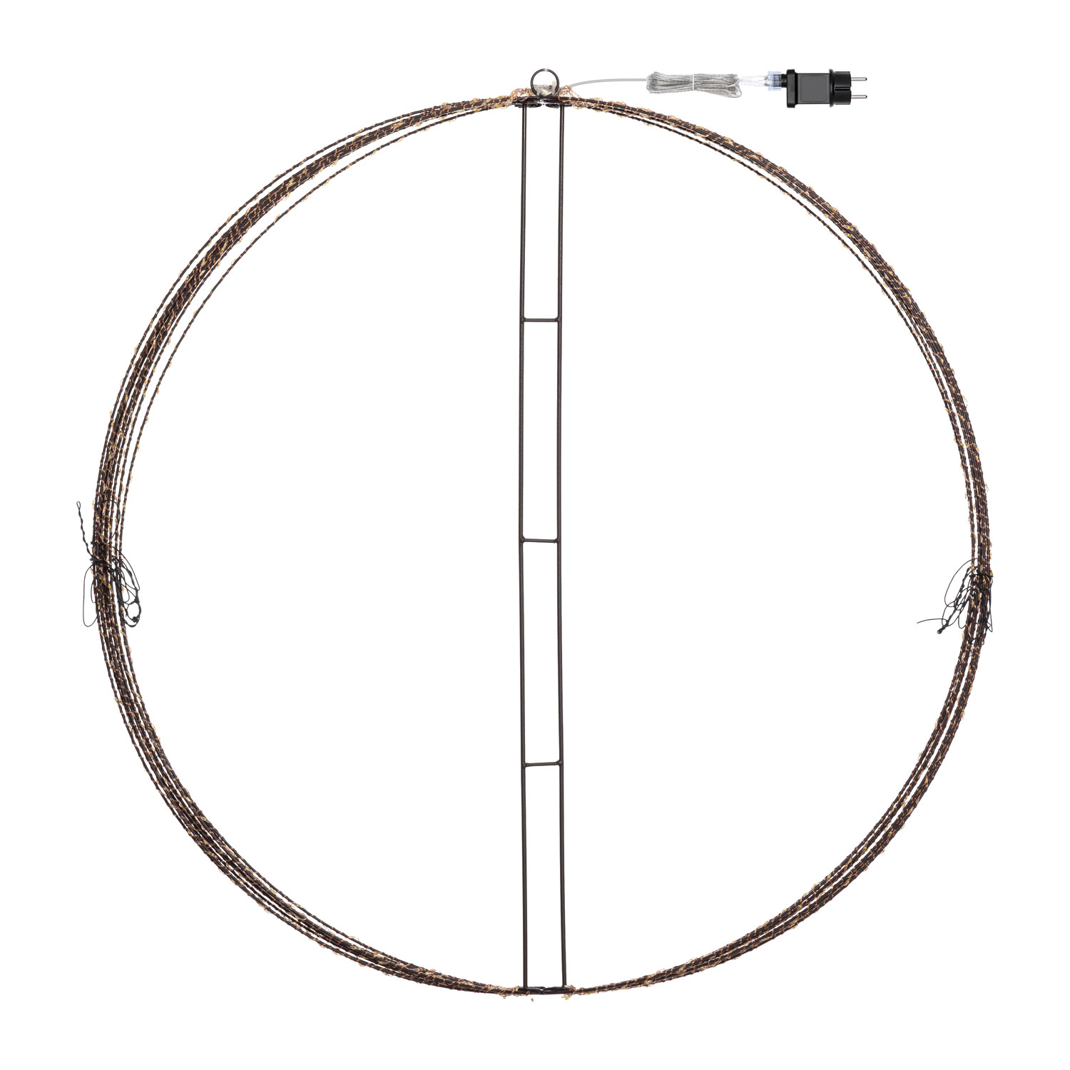 Sphère marron pliable en 3D, Ø 94 cm, 920 microled haute densité blanc chaud, utilisation en intérieur 2 Sphère marron pliable en 3D, Ø 94 cm, 920 microled haute densité blanc chaud, utilisation en intérieur 2