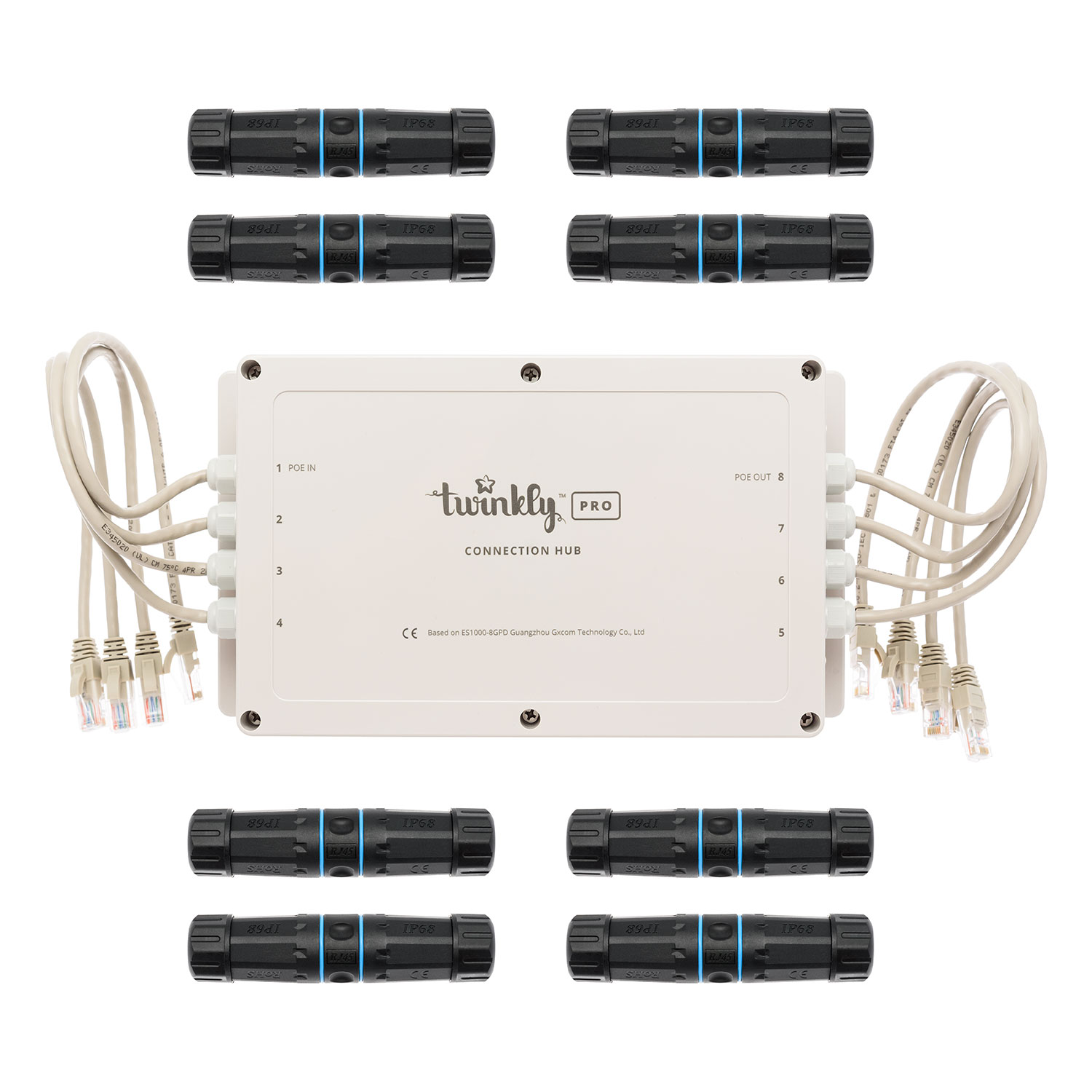 Twinkly Pro Connection Hub 8 puertos