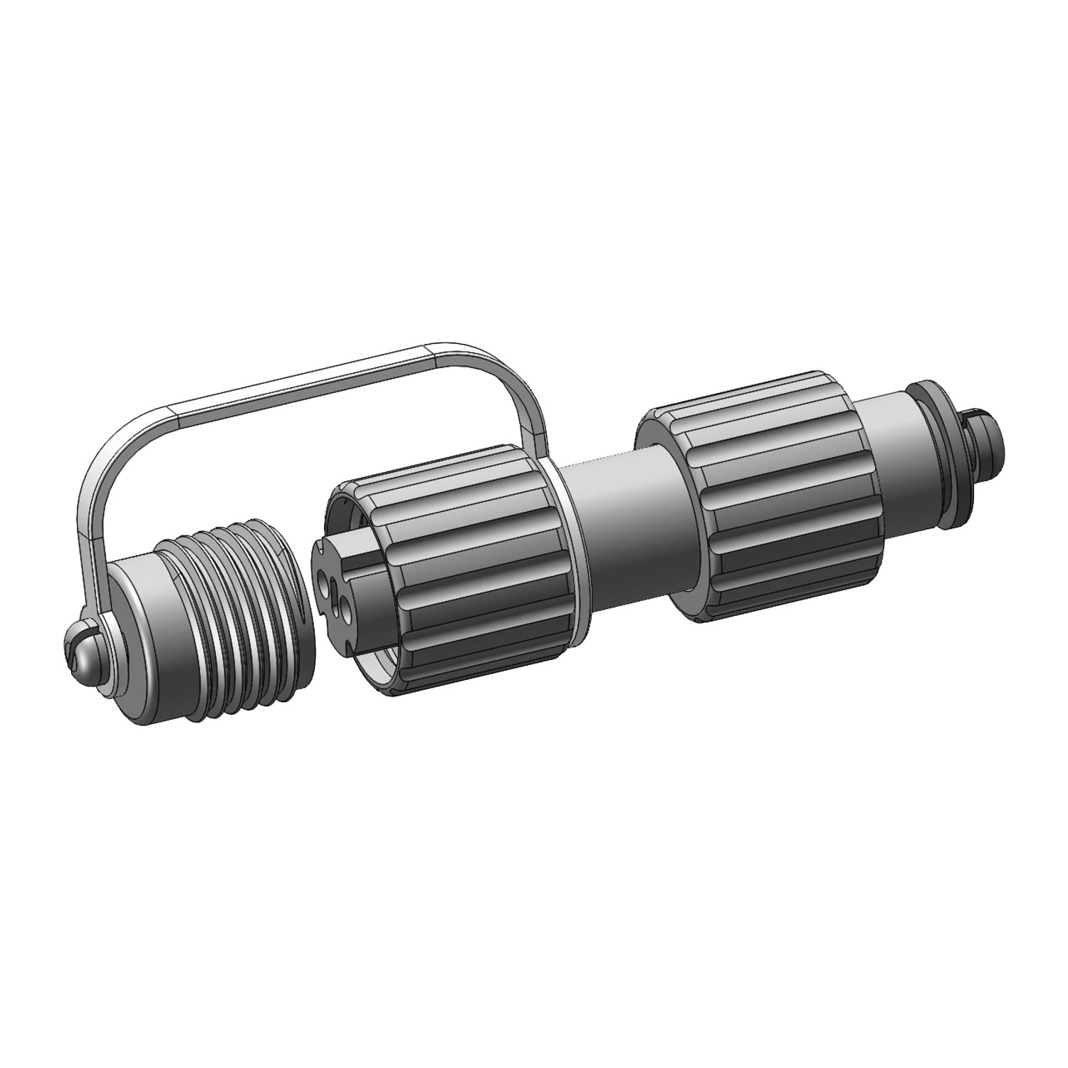 Cavo adattatore rigido trasparente PML, Entrata (Maschio) IP67, Uscita (Femmina) IP44 Cavo adattatore rigido trasparente PML, Entrata (Maschio) IP67, Uscita (Femmina) IP44