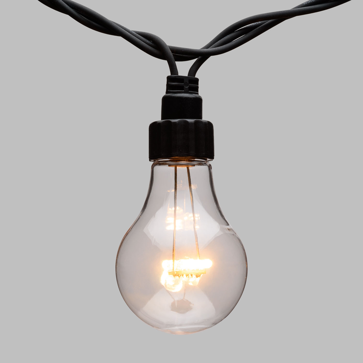 Catena 10 m, 20 lampadine Ø 60 mm, led bianco caldo, prolungabile 2 Catena 10 m, 20 lampadine Ø 60 mm, led bianco caldo, prolungabile 2