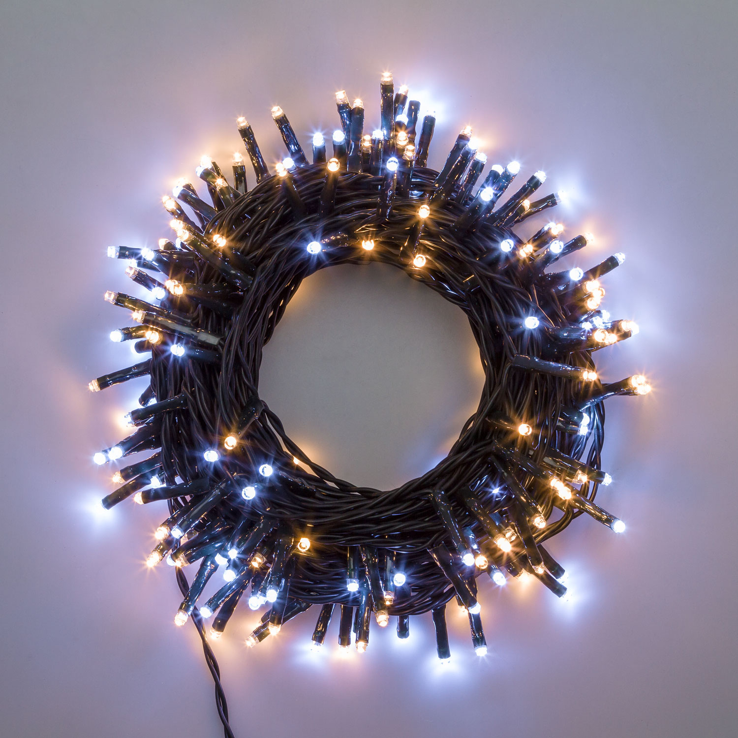 Lichterkette 13,1 m, 180 MiniLEDs kalt- und warmweiß, grünes Kabel 6 Lichterkette 13,1 m, 180 MiniLEDs kalt- und warmweiß, grünes Kabel 6