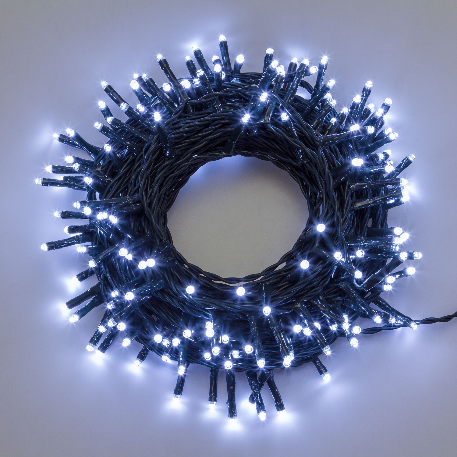 Lichterkette 13,1 m, 180 MiniLEDs kaltweiß, grünes Kabel 6 Lichterkette 13,1 m, 180 MiniLEDs kaltweiß, grünes Kabel 6