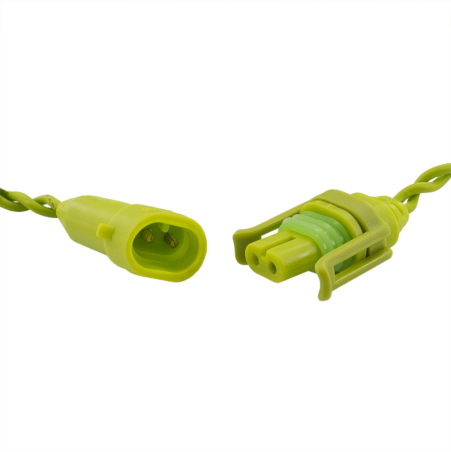Green Wall Light String Light, 3.15 m, 16 Warm White Dual Color MaxiLEDs, Light Green Cable, Extendable 4