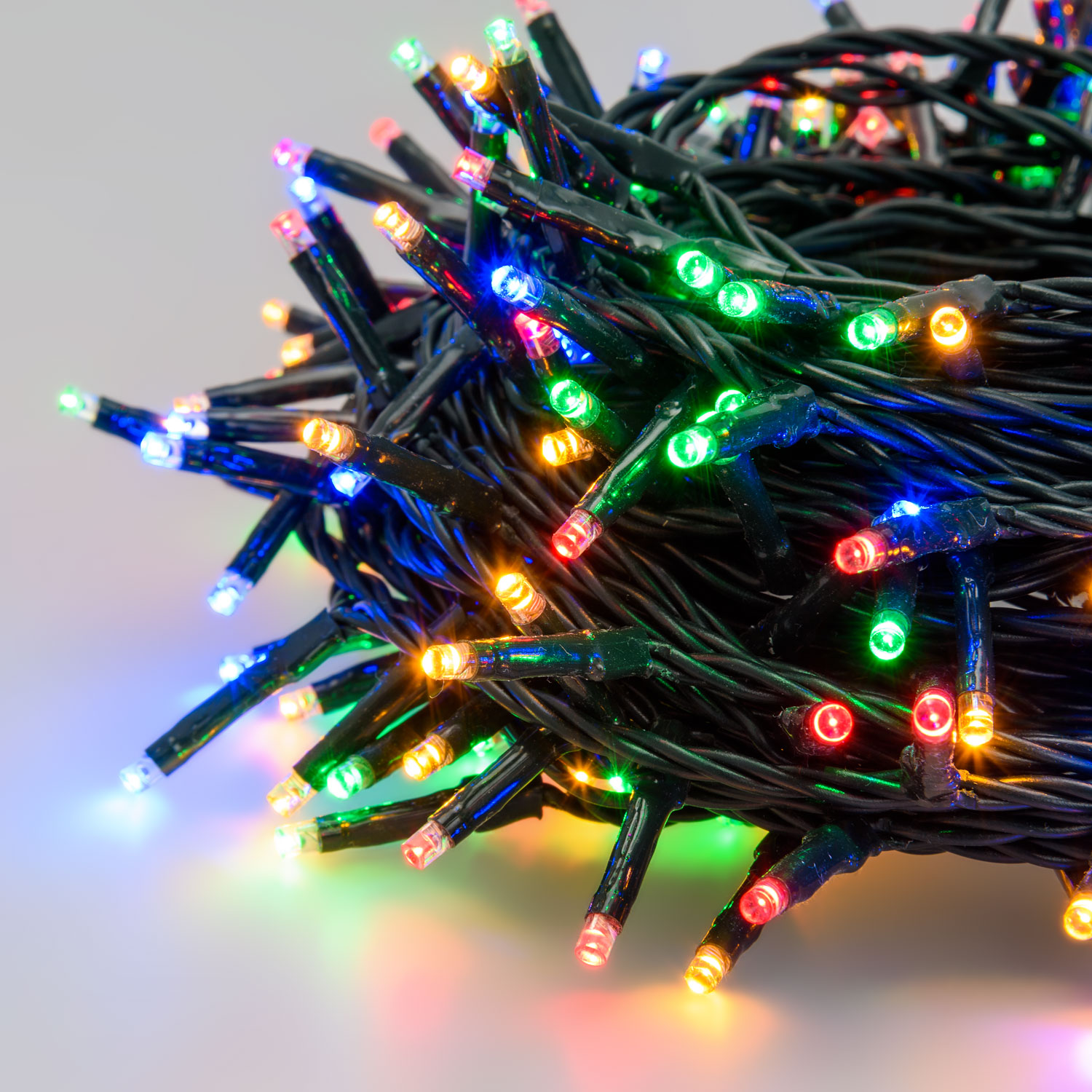 Lichterkette 8,9 m, 120 MiniLEDs multicolor, grünes Kabel 3 Lichterkette 8,9 m, 120 MiniLEDs multicolor, grünes Kabel 3