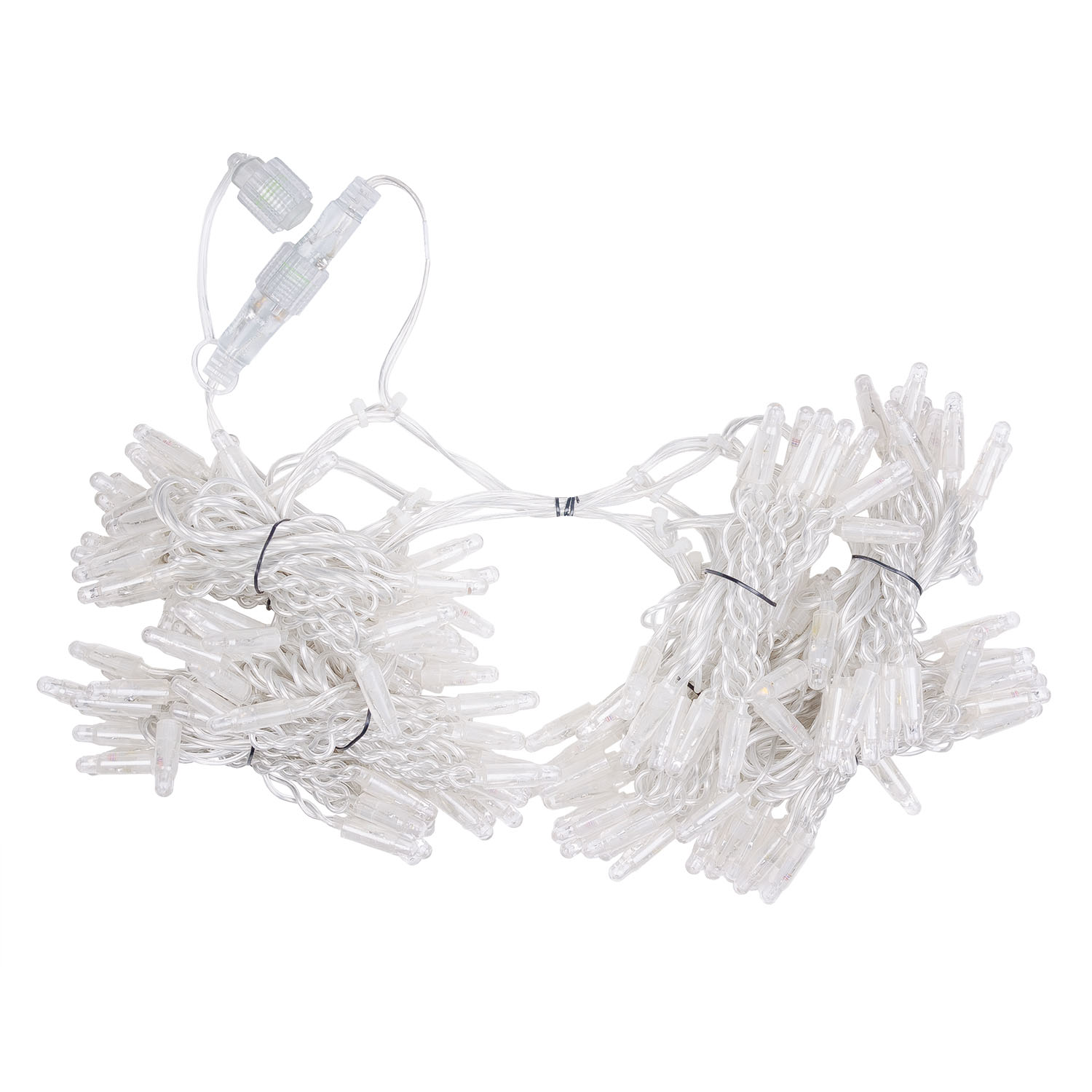 Vorhanglichter Connect ProLine 36V, 1 x H 2 m, 160 Maxiled warmweiß, transparentes Kabel 7 Vorhanglichter Connect ProLine 36V, 1 x H 2 m, 160 Maxiled warmweiß, transparentes Kabel 7