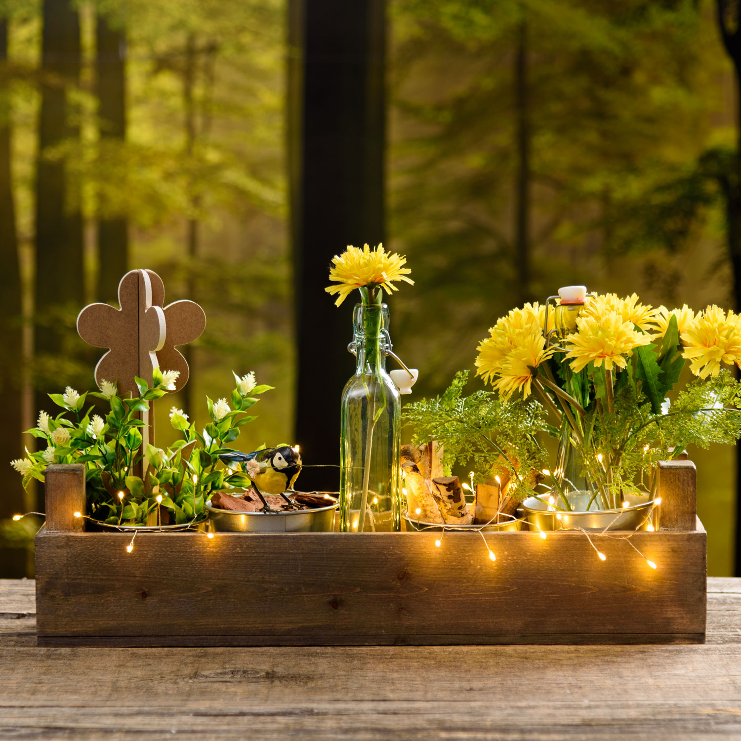 Guirnalda Mini Festón de Luces a pilas 1,2 m, 60 microled blanco cálido, cable metal plata 11 Guirnalda Mini Festón de Luces a pilas 1,2 m, 60 microled blanco cálido, cable metal plata 11