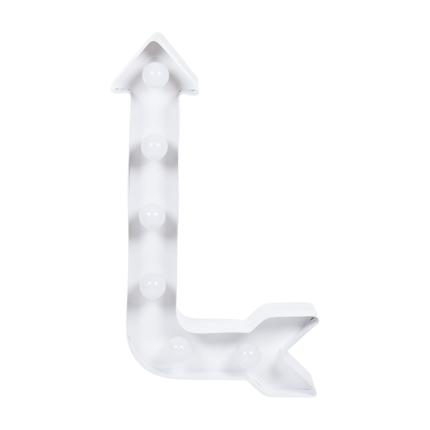Flèche Vintage en métal blanche, 60 cm, 6 douilles E14 3 Flèche Vintage en métal blanche, 60 cm, 6 douilles E14 3