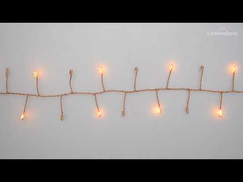 Guirlande Ruban lumineux 20 m, 1000 Micro Led blanc chaud traditionnel 2 Guirlande Ruban lumineux 20 m, 1000 Micro Led blanc chaud traditionnel 2