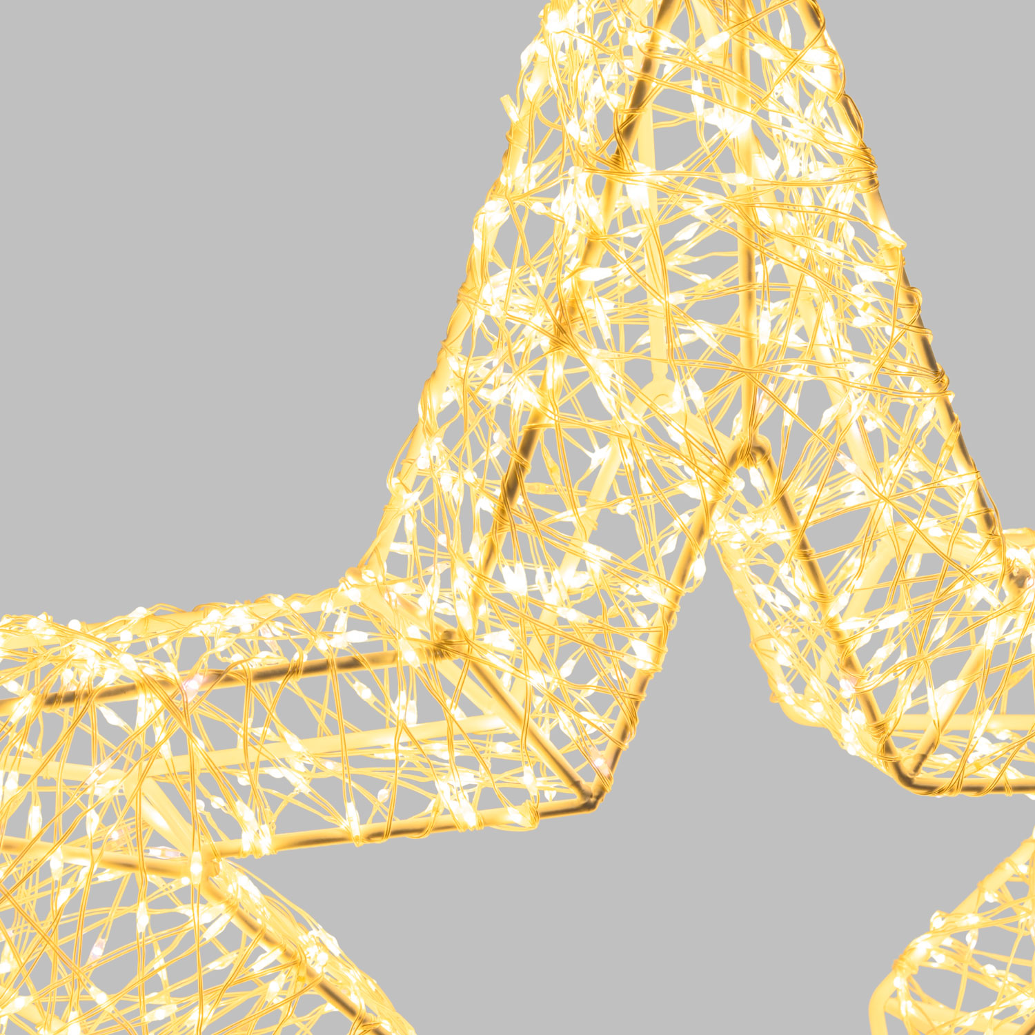 Stella Bianca 3D Ø 55 cm, microled bianco caldo e freddo, uso interno 8 Stella Bianca 3D Ø 55 cm, microled bianco caldo e freddo, uso interno 8