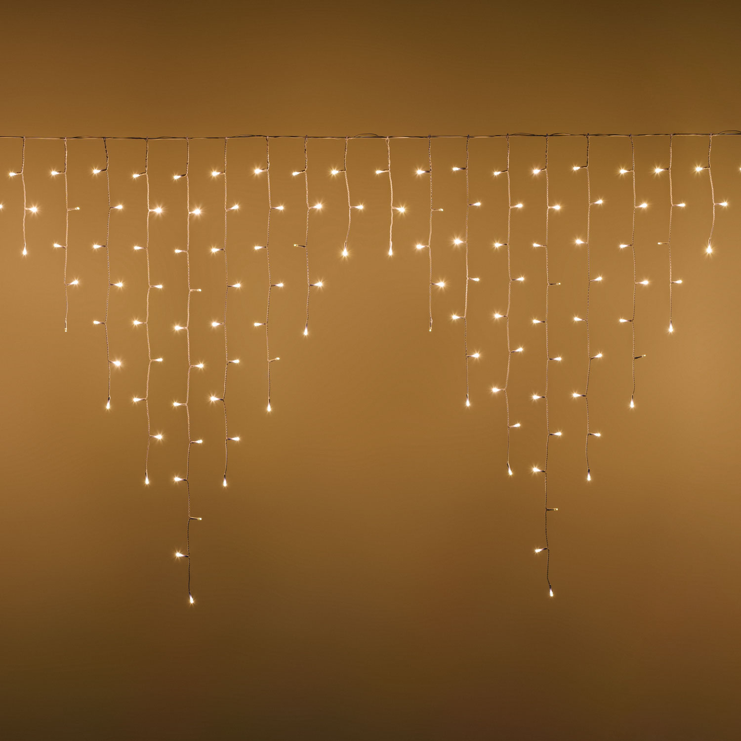 Estalactitas de luces Led 4,5 x h. 1,2 m con destellos 7 Estalactitas de luces Led 4,5 x h. 1,2 m con destellos 7
