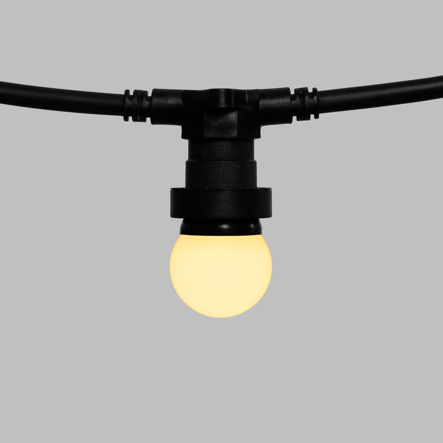 5m Festoon Lights, 16 LED White Plastic Bulbs Ø 45mm 2 5m Festoon Lights, 16 LED White Plastic Bulbs Ø 45mm 2