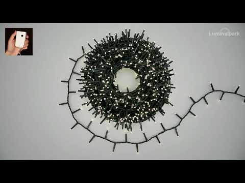 Guirnalda Mini Festón de 30,5 m, Mini Led blanco cálido soft 2 Guirnalda Mini Festón de 30,5 m, Mini Led blanco cálido soft 2