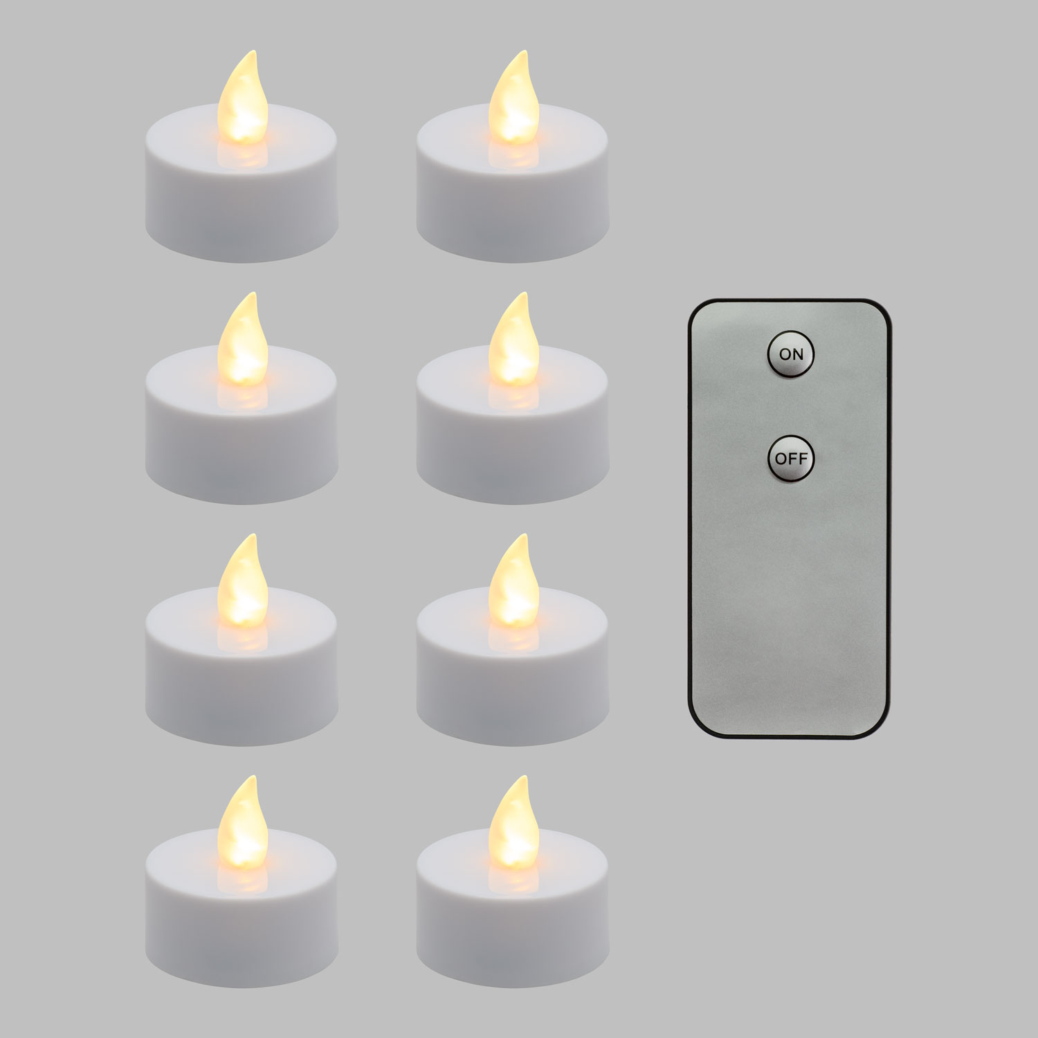 8 LED-Teelichter mit Batterie, warmweiß 5 8 LED-Teelichter mit Batterie, warmweiß 5